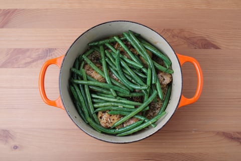 One-Pot Basil Pesto Chicken Breasts - Step #4 Finish the chicken & rice