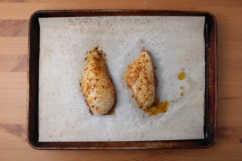 Sheet Pan Peruvian Pollo a la Brasa - Step #1 Start the chicken
