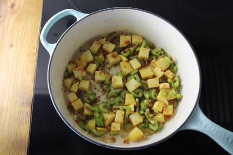 Rustic Vegetarian Cassoulet - Step #2 Commencer le cassoulet