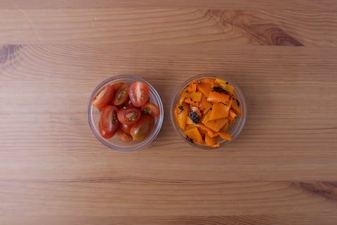 Mediterranean-Style Ground Beef Stir-Fry - Step #2 Mise en place