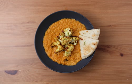 Creamy Red Lentil Dahl - Step #5 Finish & serve