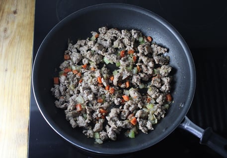 Pork Bolognese over Sweet Potato ‘Rice’ - Step #2 Start the bolognese