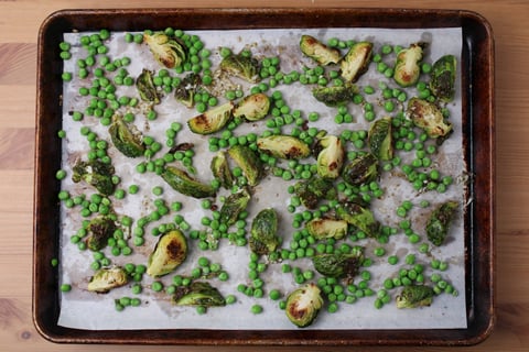 Lemon, Garlic & Oregano Chicken - Step #3 Roast the vegetables