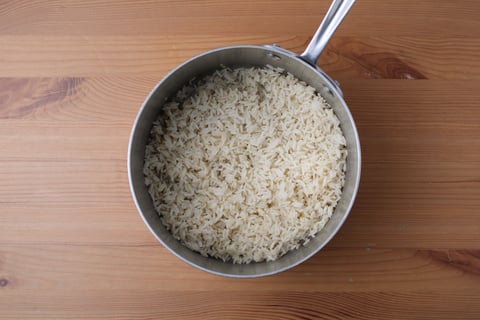 Lemon, Garlic & Oregano Chicken - Step #1 Cook the rice