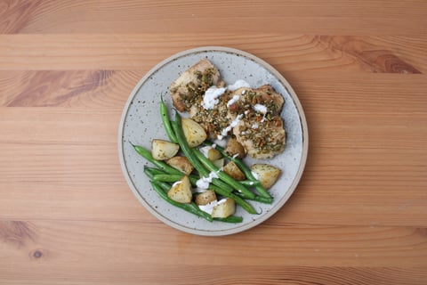 Chicken & Veggie Traybake - Step #6 Dresser les plats
