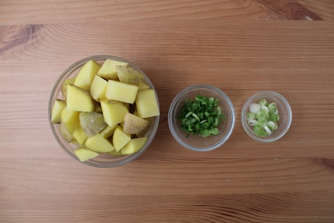 Loaded 'Baked Potato' Soup - Step #2 Mise en place