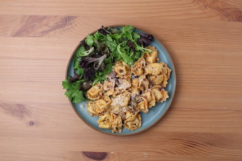 Spicy Tortellini Puttanesca - Step #4 Plate your dish