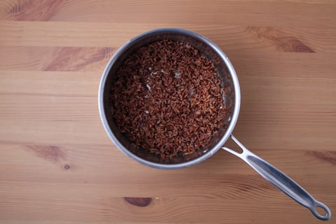 Oven-Baked Salmon with Dilled Beurre Nantais - Step #1 Cook the rice