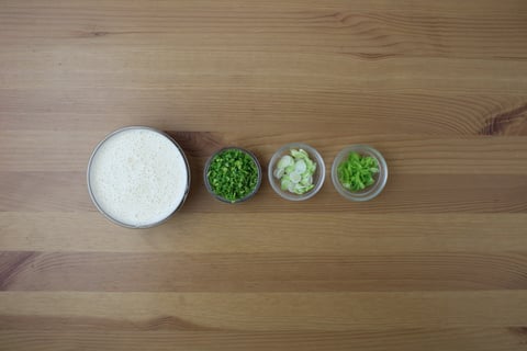 Roasted Romanesco & Beets over Midnight Rice - Step #3 Mise en place