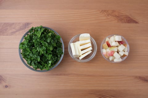 Halloumi & Apple Grain Bowls - Step #3 Mise en place