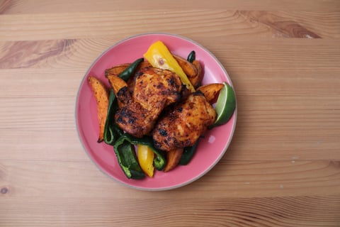 Spicy Sticky Caribbean Tamarind Chicken - Step #4 Dresser les plats