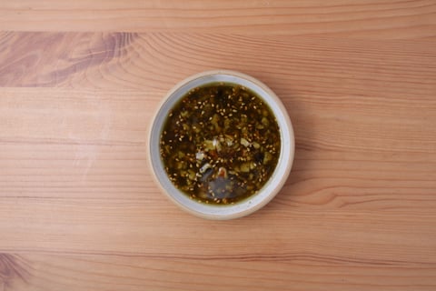 L’Artisan: Filets Mignons with Garlic-Braised Kale - Step #5 Make the jus
