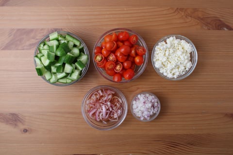Protein Swap | Pork, Feta & Bulgur Keftedes - Step #2 Mise en place