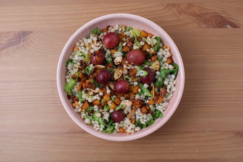 Yia-Yia’s Roasted Grape, Squash & Almond Salad - Step #5 Make the salad