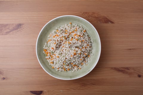 Yia-Yia’s Roasted Grape, Squash & Almond Salad - Step #3 Boil the couscous