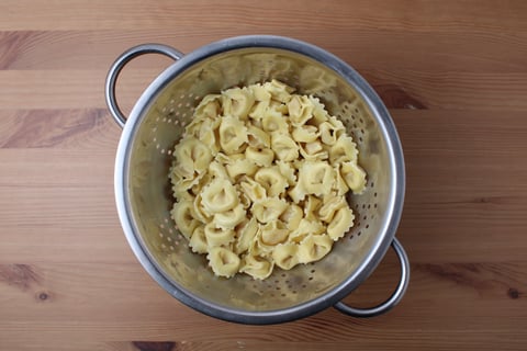 Extra Cheesy Three-Cheese Tortellini - Step #1 Boil the pasta