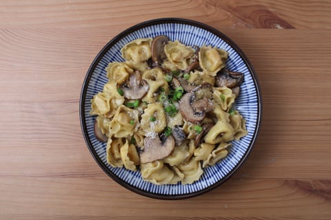 Extra Cheesy Three-Cheese Tortellini - Step #4 Plate your dish