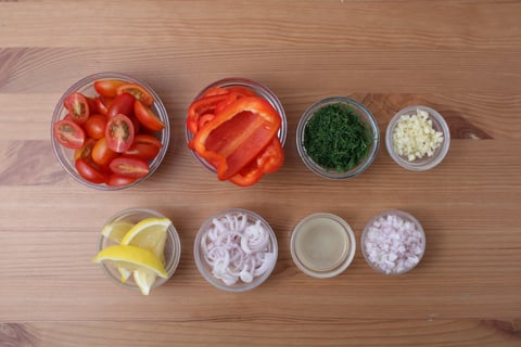BBQ Impossible™ Beef Biftekia - Step #2 Mise en place