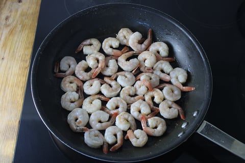 Orange & Carrot Butter Shrimp - Step #4 Cook the shrimp