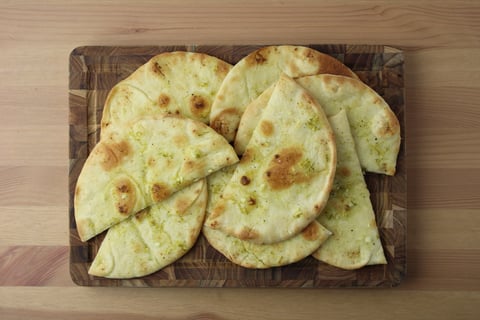 Chickpea Curry - Step #5 Make the garlic butter naan