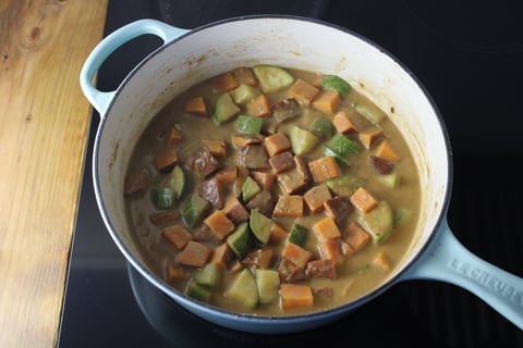 Jerk-Spiced Coconut Curry - Step #4 Finir le cari