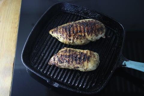BBQ Chicken Breasts - Step #2 Griller le poulet