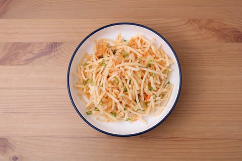 Spicy BBQ Tofu & Asian Green Bowls - Step #3 Make the slaw