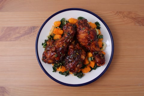 Spicy Korean Chicken Drumsticks - Step #6 Dresser les plats