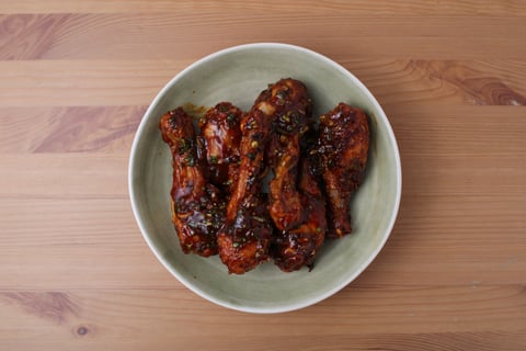 Spicy Korean Chicken Drumsticks - Step #5 Enrober le poulet