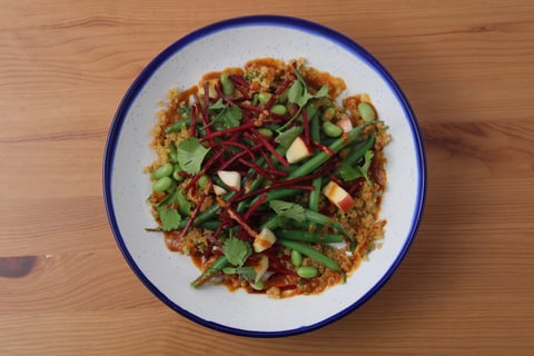 Quinoa, Veggie & Apple Bowls - Step #5 Finish & serve