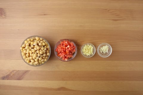Tomato & Chickpea Coconut Curry - Step #1 Mise en place