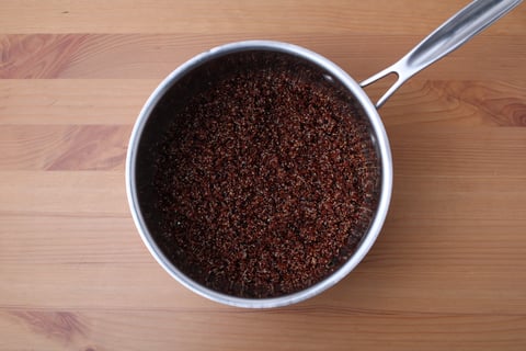 Vietnamese-Style Caramel Pork Meatballs - Step #1 Cook the quinoa