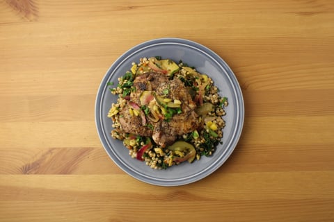 Seared Chicken with Sumac, Lemon & Olives - Step #5 Finish & serve