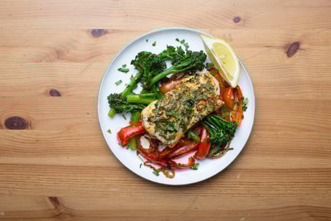 Baked Mediterranean-Style Cod - Step #4 Dresser les plats