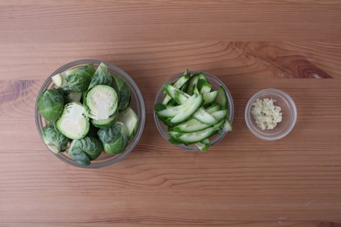 Korean-Inspired Beef Meatball Sheet Pan - Step #1 Mise en place