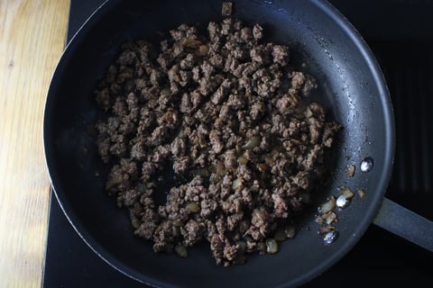 Ground Beef Picadillo Santiaguero - Step #2 Start the picadillo