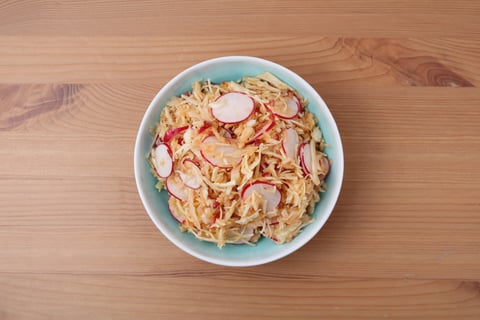 10-Minute Shrimp Tacos - Step #4 Faire la salade de chou