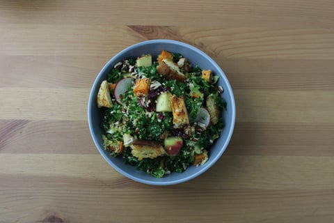 Sweet Potato Panzanella - Step #6 Préparer la salade et servir