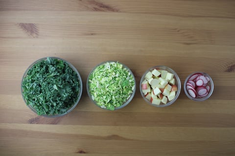 Sweet Potato Panzanella - Step #5 Mise en place