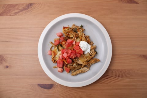 One-Pan Chicken ‘Enchilada’ Skillet - Step #6 Finish & serve