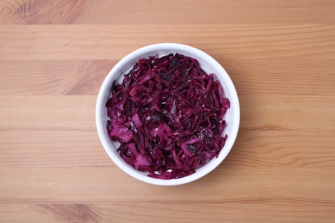 Smoky Seared Pork Chops - Step #3 Make the pickled cabbage