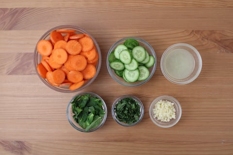 Goodfood Travels: Vietnam's Lemongrass Pork Bun Cha - Step #2 Mise en place
