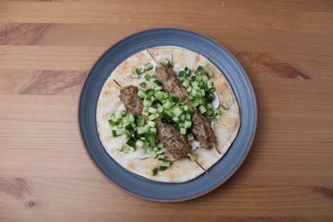 Spiced Turkey Skewers - Step #5 Dresser les plats