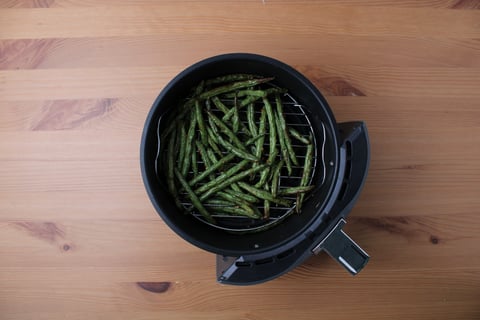 Protein Swap | Italian Golden-Crisped Shrimp - Step #2 Frire les haricots