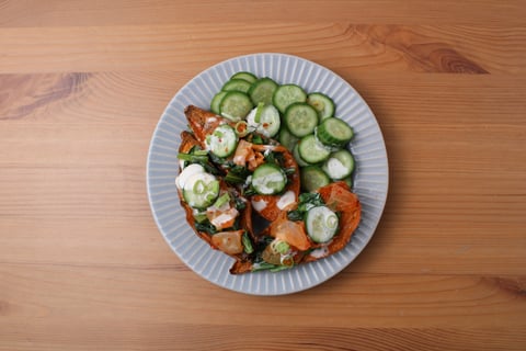 Seoul-Style Sweet Potatoes - Step #6 Dresser les plats