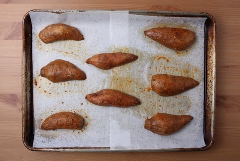 Seoul-Style Sweet Potatoes - Step #1 Rôtir les patates douces