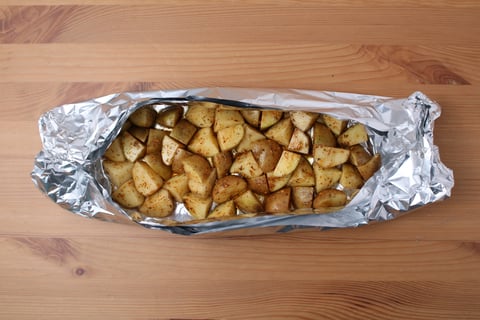 Nick’s Pick | BBQ Chicken Thighs - Step #1 Prepare the potatoes