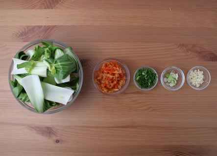 Carb-Wise: Spicy Ground Beef with Honey & Gochujang - Step #1 Mise en place