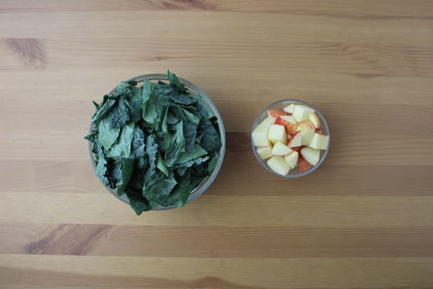 Spiced Pork Chops with Lacinato Kale - Step #4 Mise en place