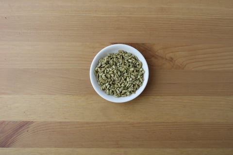 Spiced Pork Chops with Lacinato Kale - Step #2 Toast the sunflower seeds